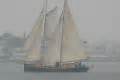 Sail Boat in Mist One